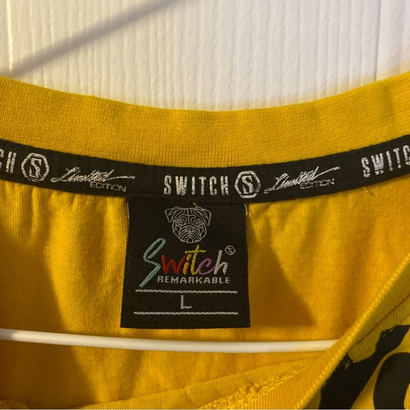Switch Remarkable Yellow Graphic T-Shirt - Men's Large - Picture 2 of 5